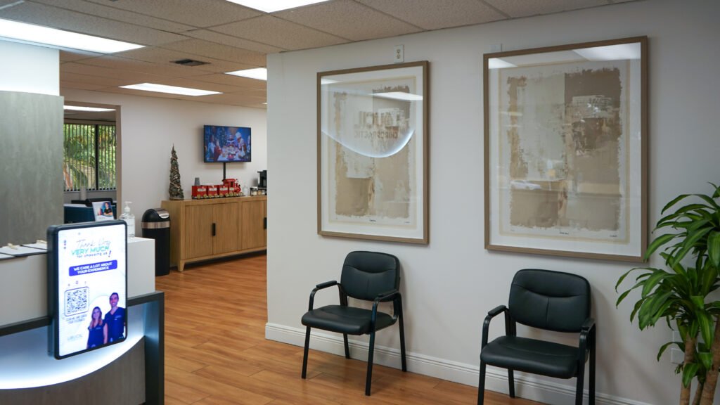 Loucil Chiropractic Wating Area Ives Estates Florida